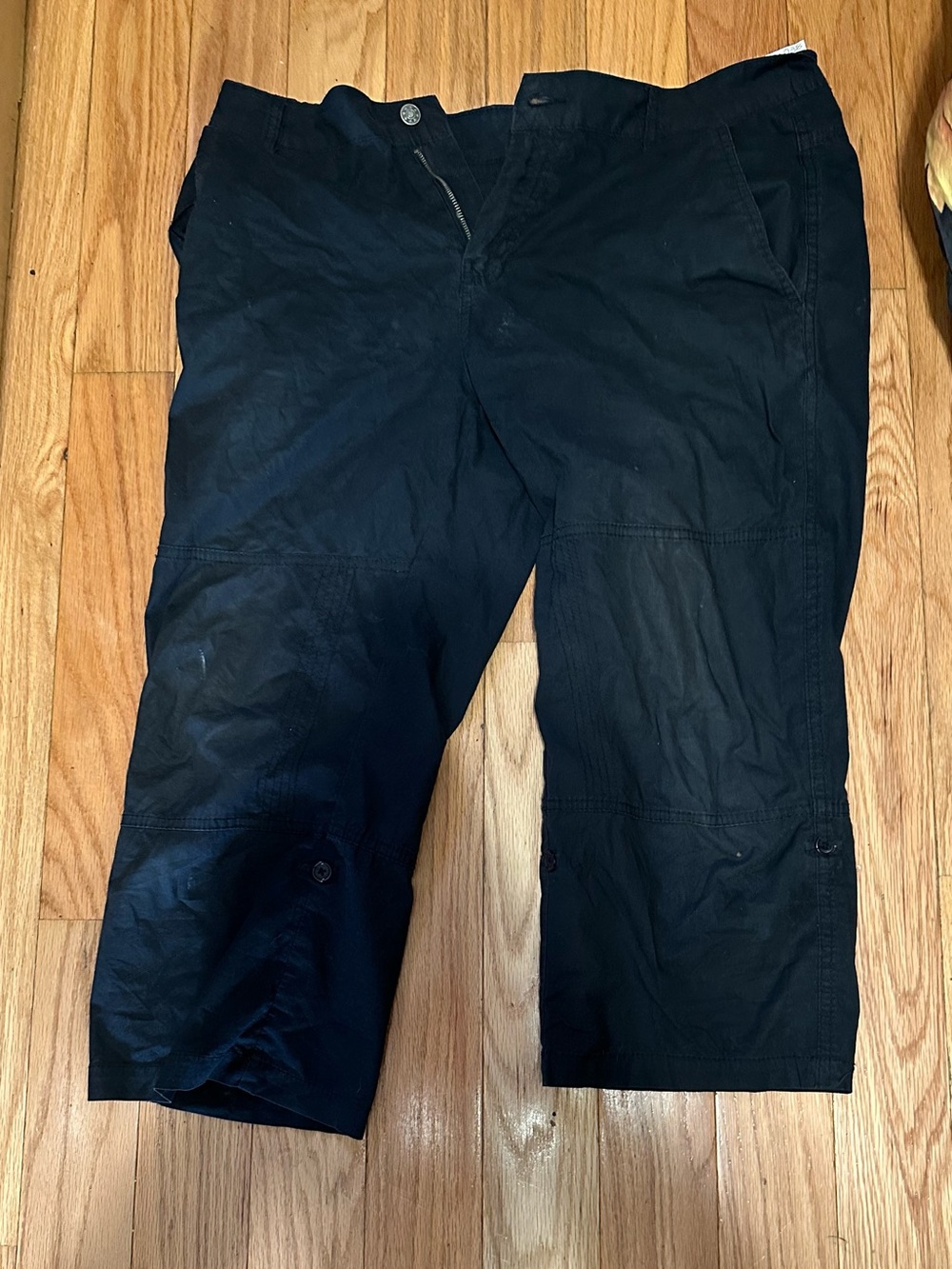 Men's Black Casual Cargo Pants